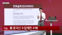 [생생한 주식쇼 생쇼] 한화솔루션 (009830) 