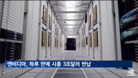 엔비디아, 4거래일 만에 하락하면서 시총 3조 달러 하루 만에 반납