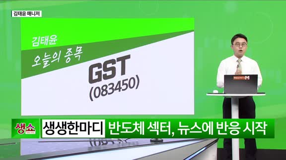 [생생한 주식쇼 생쇼] GST (083450) 