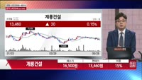 [주상전화] 계룡건설 (013580)