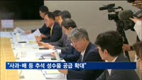 기재차관 "사과·배 등 추석 성수품 공급 확대"