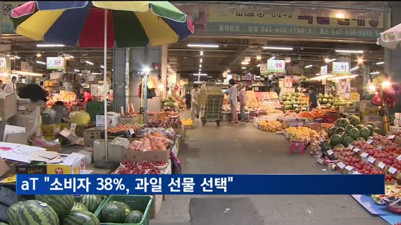 aT "소비자 38%, 추석 선물로 과일 선물하겠다 응답"