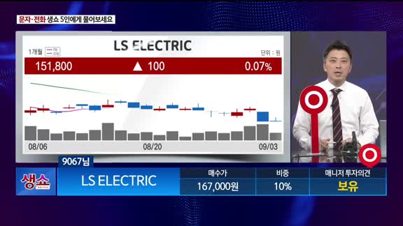 [생생한 주식쇼 생쇼] LS ELECTRIC (010120)