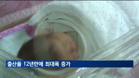 출산율 12년만에 최대폭 증가…3분기 출산율 0.76명으로 반등