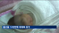 출산율 12년만에 최대폭 증가…3분기 출산율 0.76명으로 반등