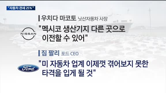 트럼프 "자동차 관세는 25% 정도"…국내외 완성차 기업 대응 본격화