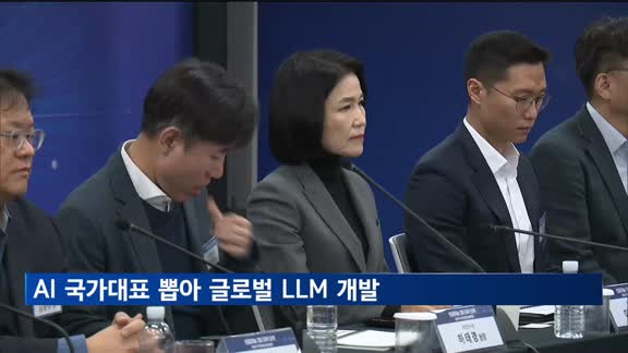 'AI 국가대표' 선발…글로벌 LLM 개발 추진