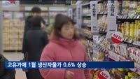 고유가에 1월 생산자물가 0.6% 상승