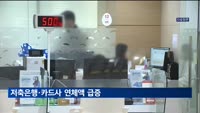 저축은행·카드사 연체액 급증…금감원 현장 점검 착수