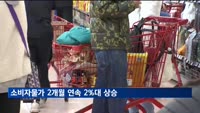 2월 소비자물가, 2%대 상승…불안정한 흐름 지속