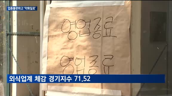 업종불문하고 '악화일로'…자영업자 '20만 명' 폐업