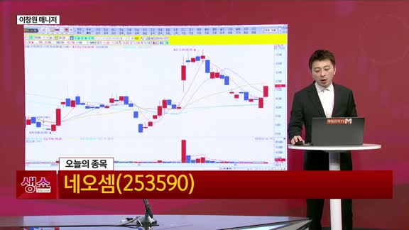 [생생한 주식쇼 생쇼] 네오셈 (253590) 편입·반도체 CXL 관련주 주목