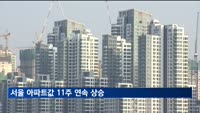 서울 아파트값 11주 연속 상승…서초·성동 주도