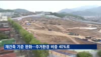 재건축 기준 완화…주거환경 비중 40%로 확대