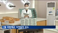 3월 외화예금 16억달러 감소…"해외투자·수입대금지급 영향"
