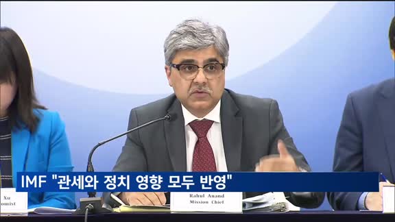 IMF, 한국 성장률 전망 절반 이유에 "관세·정치 혼란 복합 고려"
