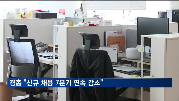 "신규 채용 7분기 연속 감소…비자발적 실직은 증가"
