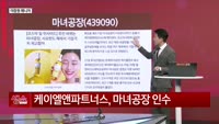 [생생한 주식쇼 생쇼] 마녀공장(439090), 한한령 해제·사모펀드 인수 기대…화장품 수혜주 부각
