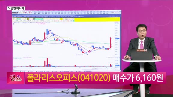 [생생한 주식쇼 생쇼] 미중 협상 기대감 속 AI 테마 부각…폴라리스오피스 (041020) 2차 급등 기대