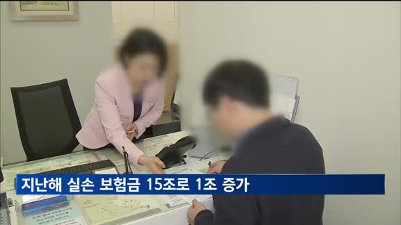 지난해 실손 보험금 15조로 1조 증가