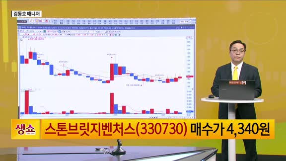 [생생한 주식쇼 생쇼] 규제 완화 수혜 기대…스톤브릿지벤처스(330730), 디지털 자산 정책주 부각