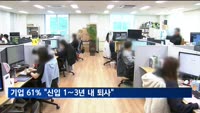 기업 61% "신입사원 1∼3년 내 퇴사"