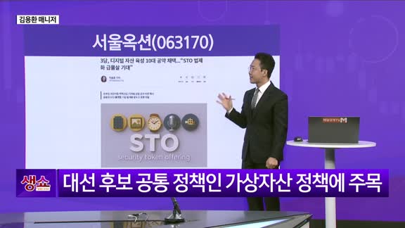 [생생한 주식쇼 생쇼] 서울옥션 (063170), STO 정책 최대 수혜 기대… 목표가 12,500원