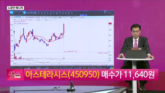 [생생한 주식쇼 생쇼] 아스테라시스 (450950), 美 FDA 승인 기대·실적 턴어라운드… 목표가 12,900원