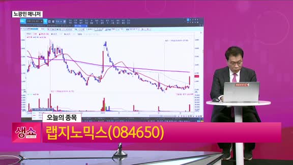 [생생한 주식쇼 생쇼] 랩지노믹스 (084650), 니파 바이러스 확산 수혜 기대…목표가 2,900원 제시