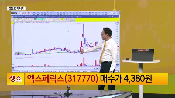 [생생한 주식쇼 생쇼] 엑스페릭스 (317770), AI 정책 수혜 기대…저점 매집 구간 주목