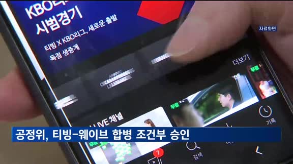 공정위, 티빙-웨이브 합병 조건부 승인…요금제 내년까지 유지