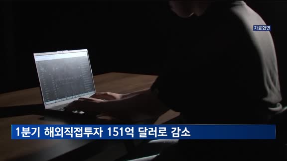 1분기 해외직접투자 151억 달러로 감소