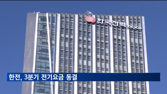 한전, 3분기 전기요금 동결…연료비 하락에도 '+5원' 유지
