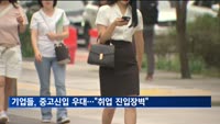 중고신입 우대하는 기업들…"취업 진입장벽"