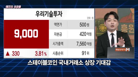 [애프터성공률] 주식남녀 / 애프터 공략주! 우리기술투자(041190)를 공략하는 이유