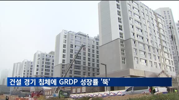 건설 경기 침체에 GRDP 성장률 '뚝'… 대구 타격 가장 커