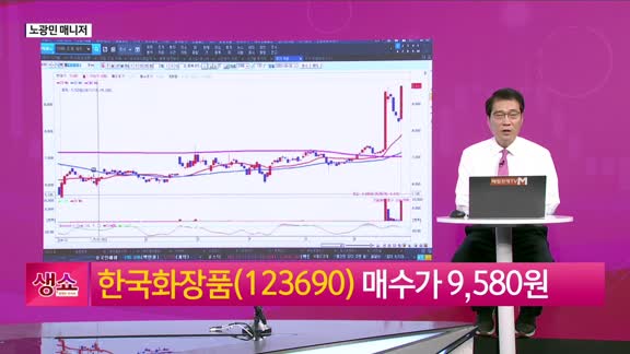 [생생한 주식쇼 생쇼] 한국화장품 (123690) 실적 기대감에 저평가 ...