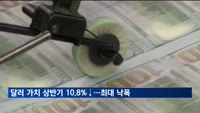 달러 상반기 10.8%↓…1973년 이후 최대 하락폭