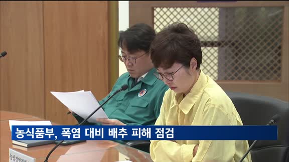 농식품부, 폭염 대비 배추·가축 피해 점검