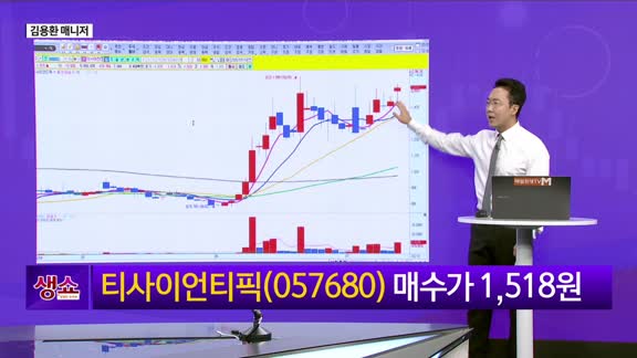 [생생한 주식쇼 생쇼] 티사이언티픽 (057680) 빗썸 지분 보유… 스...