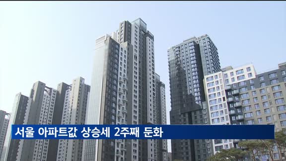 대출규제 여파로…서울 아파트값 상승세 2주째 둔화