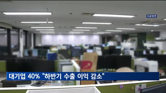 대기업 10곳 중 4곳 "하반기 수출 이익 감소"