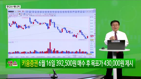 [생생한 주식쇼 생쇼] 반도체 주도 장세 지속, 저가 매수 기회 활용 전략