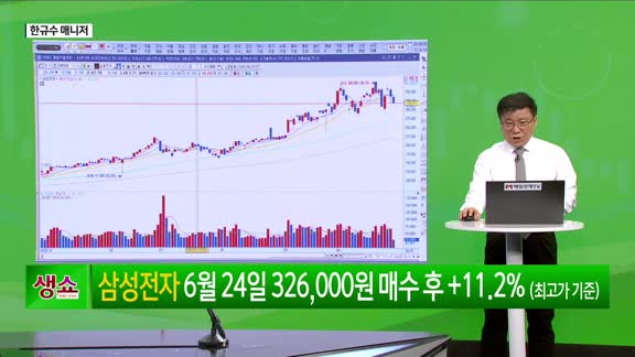 [생생한 주식쇼 생쇼] 반도체 랠리 일단락, 낙폭과대 2차전지 주목