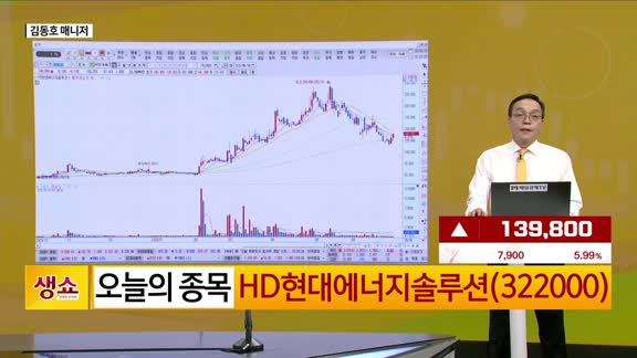 [생생한 주식쇼 생쇼] 반도체 빅사이클 수혜, 태양광·풍력 에너지주 부상